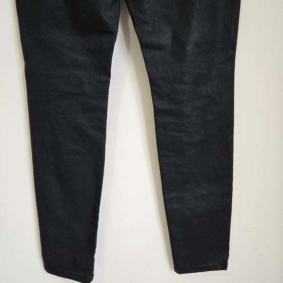 Eileen Fisher Wax Coated Jeans Organic Cotton - Picture 11 of 15